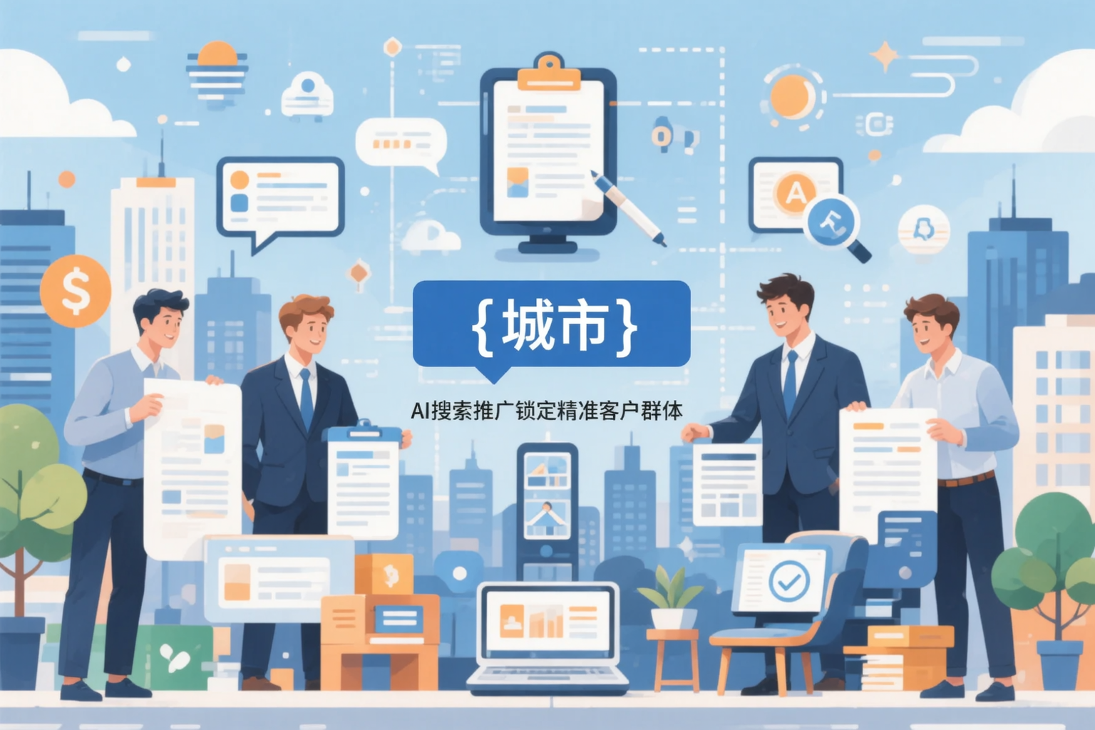 仙桃公司如何用AI搜索推广锁定精准客户群体