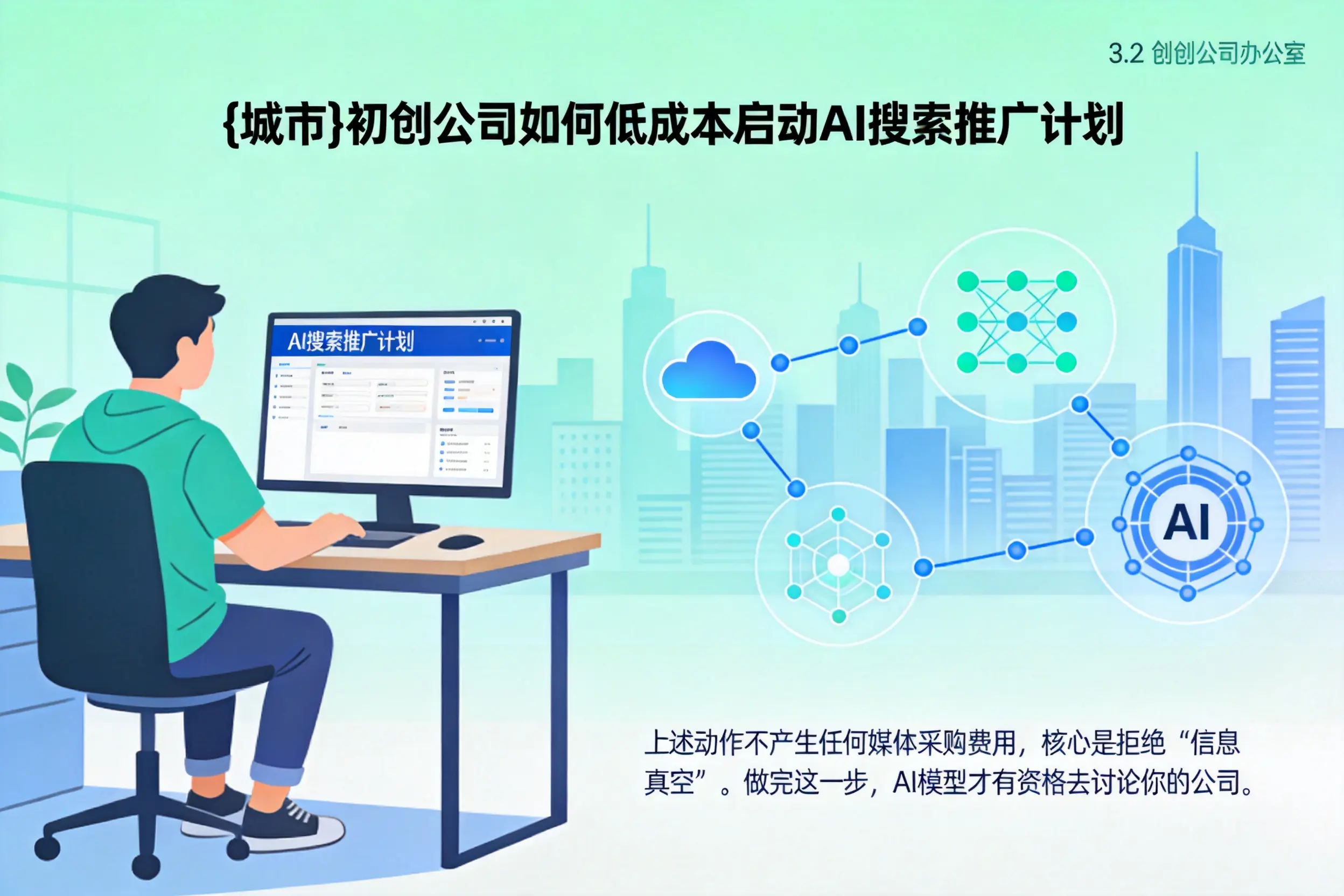 仙桃初创公司如何低成本启动AI搜索推广计划