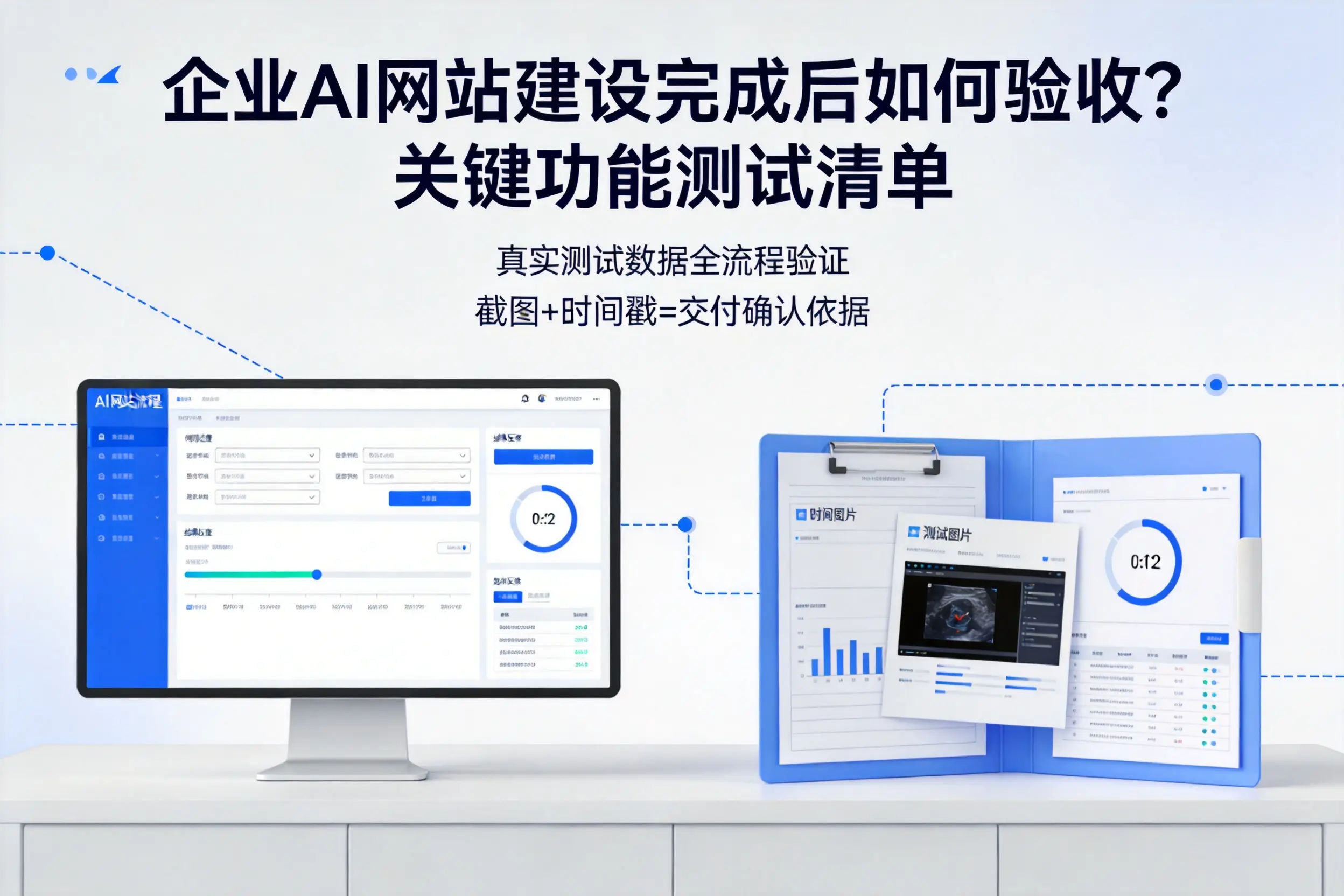 仙桃企业AI网站建设完成后如何验收?关键功能测试清单