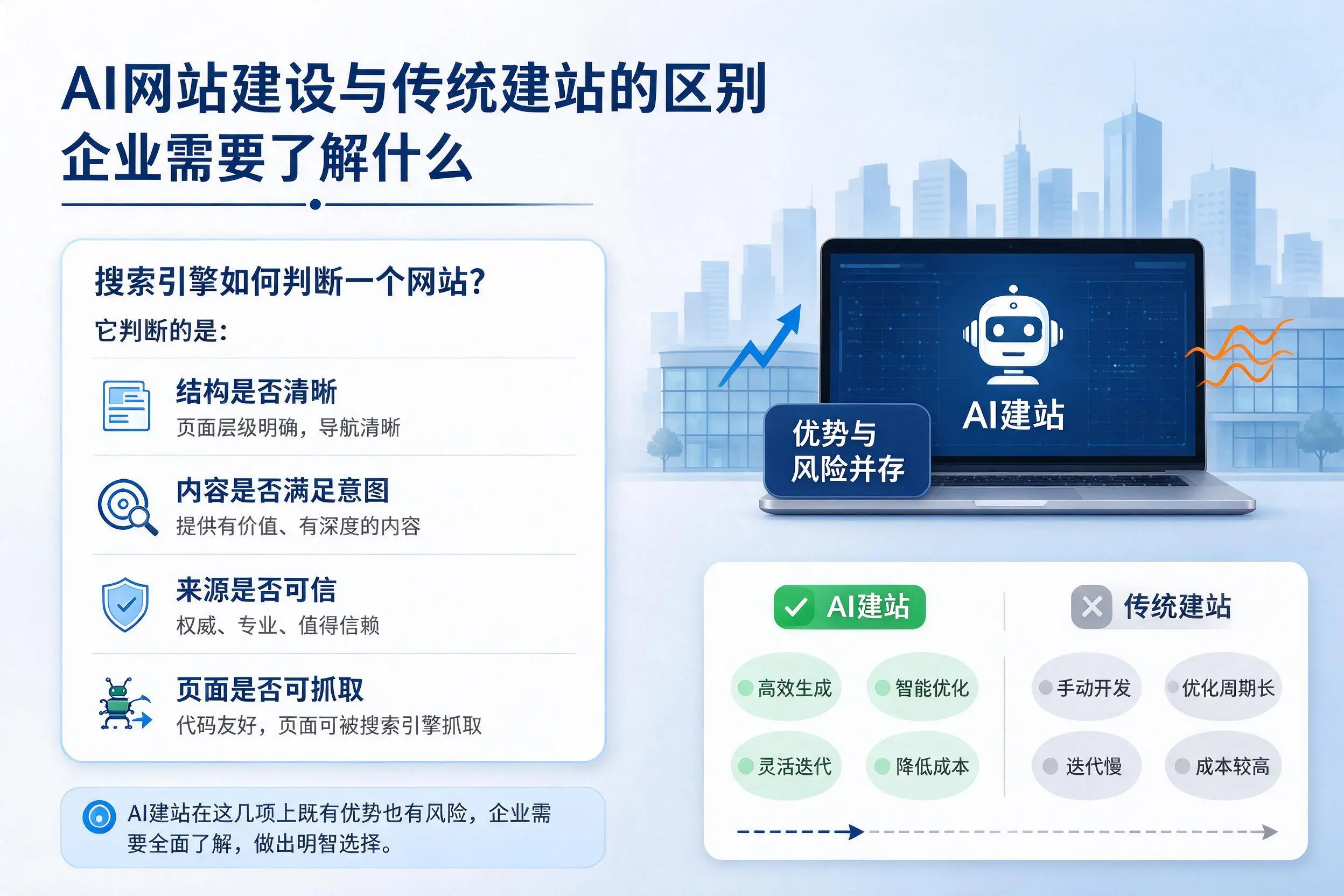AI网站建设与传统建站的区别,仙桃企业需要了解什么