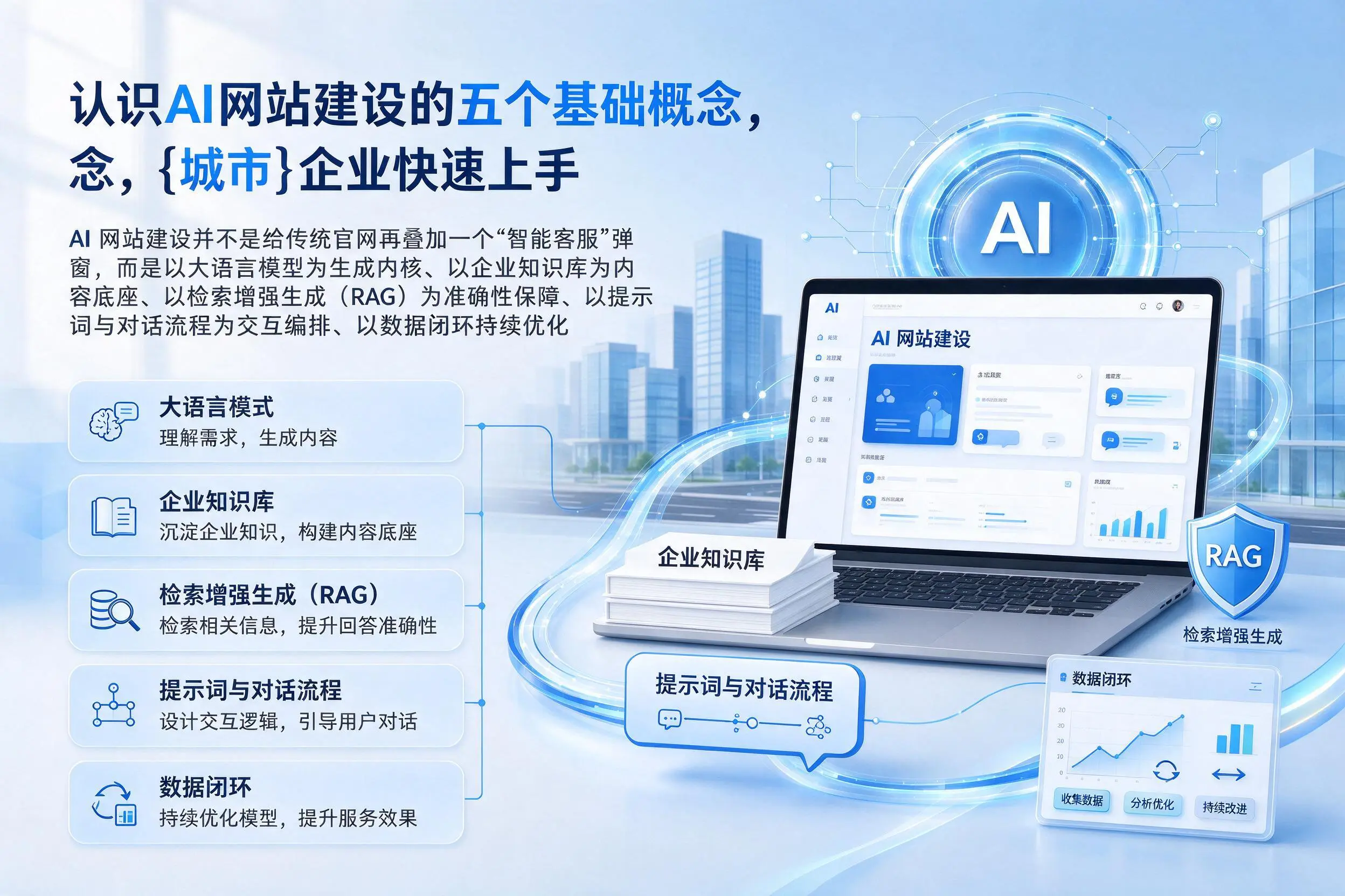 认识AI网站建设的五个基础概念,仙桃企业快速上手