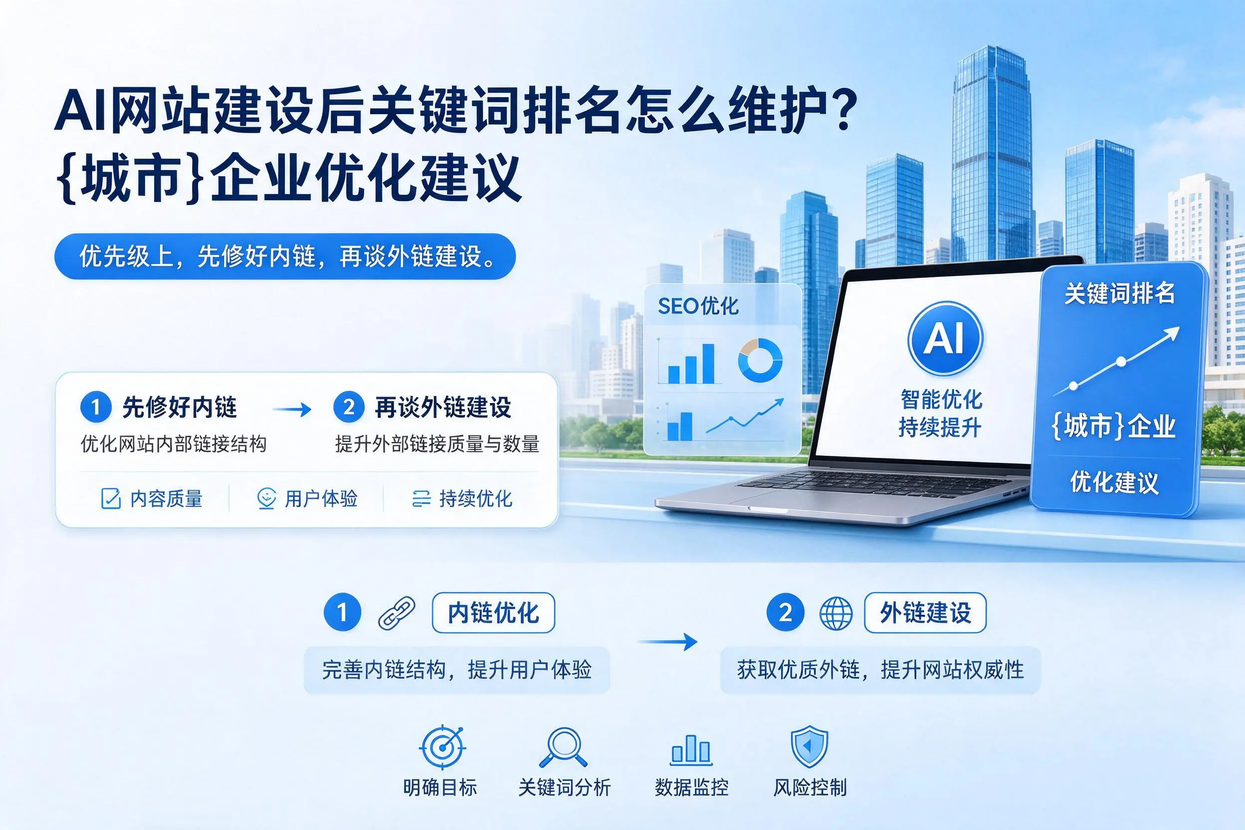 AI网站建设后关键词排名怎么维护？仙桃企业优化建议