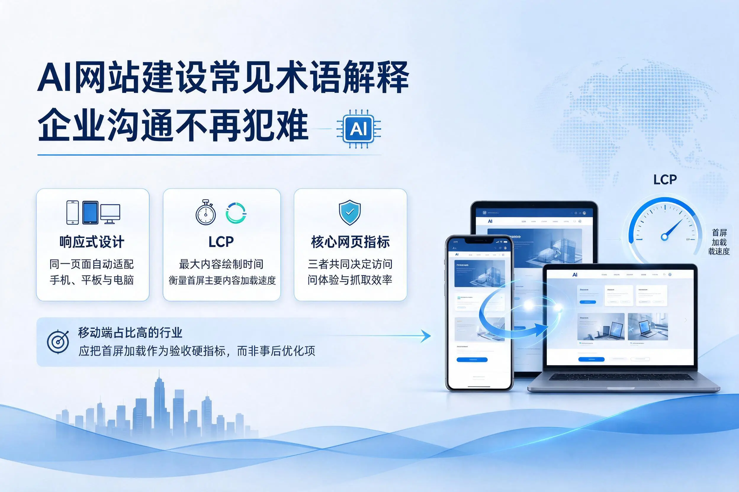 AI网站建设常见术语解释，仙桃企业沟通不再犯难