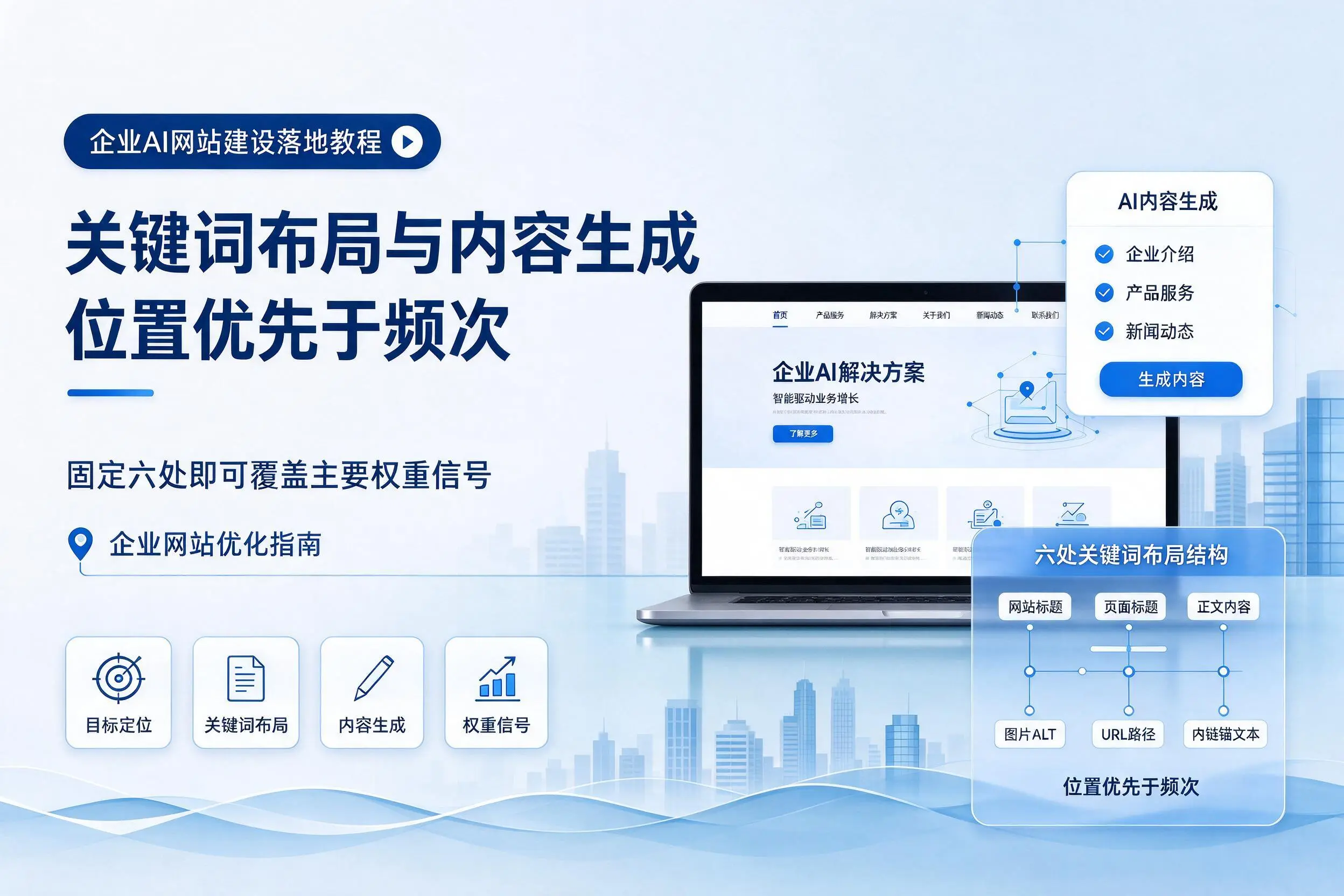 仙桃企业AI网站建设落地教程：关键词布局与内容生成